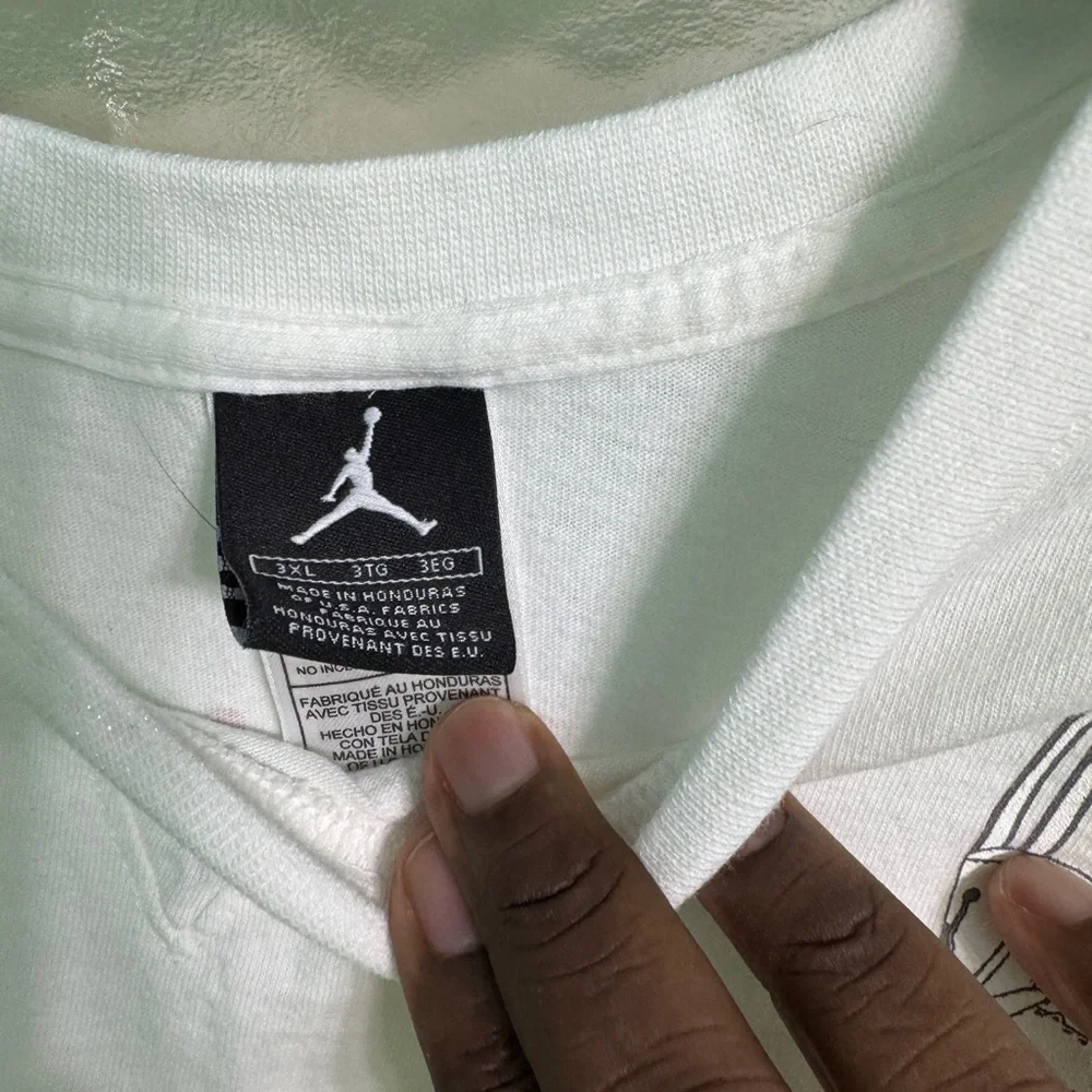 2 PreOwned Jordan T shirts in size 3xl
